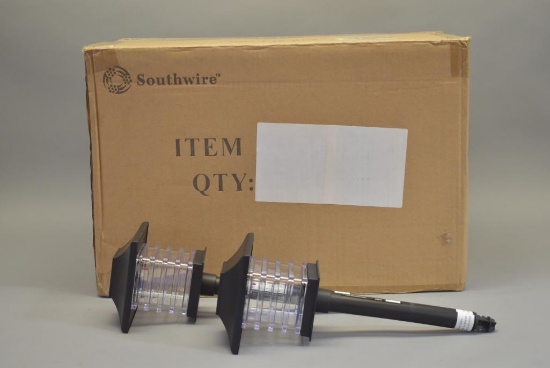 NEW 12-Pack Of Southwire Trenton Solar Yard Lights