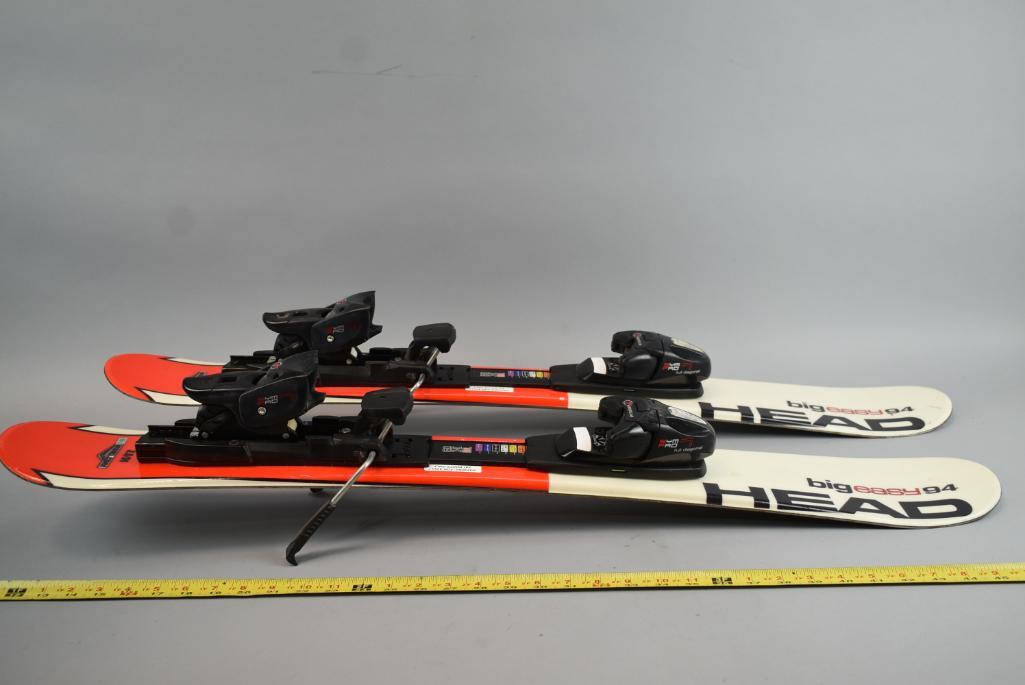 HEAD big easy 94 ショートスキー アルペン インスペクション用 Head Big Easy Mens Snowblades Skis | Proxibid