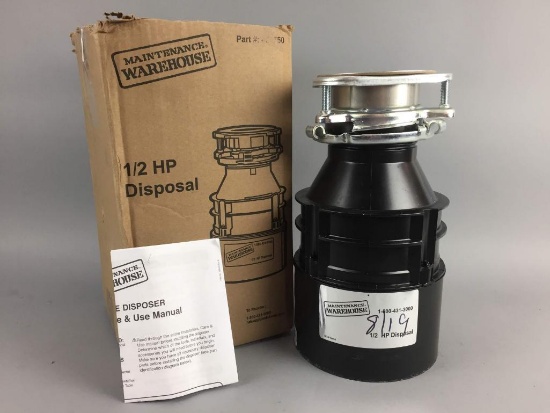 Maintenance Warehouse 1/2 HP Disposal