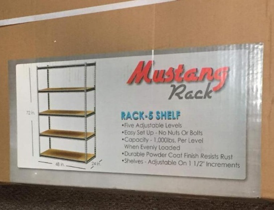 5 Shelf Mustang Rack