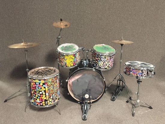 8pc Sound Percussion Drum Set