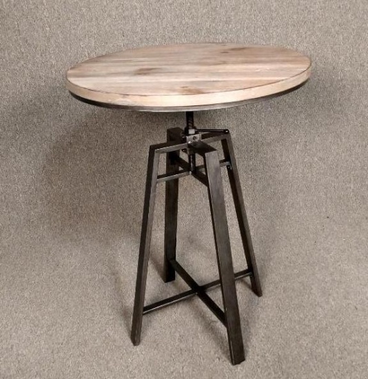 Distressed & Industrial Style Bar and Pub Table