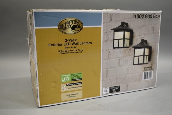 Hampton Bay Black Outdoor Integrated Led Wall Lantern Sconce 2 Pack Industrial Machinery Equipment Business Liquidations Home Improvement Retail Auctions Proxibid - Hampton Bay Exterior Wall Lantern 2 Pack Hampton Bay Black Outdoor Integrated Led Wall Lantern Sconce 2 Pack Industrial Machinery Equipment Business Liquidations Home Improvement Retail Auctions Proxibid - Hampton Bay Exterior Wall Lantern 2 Pack
