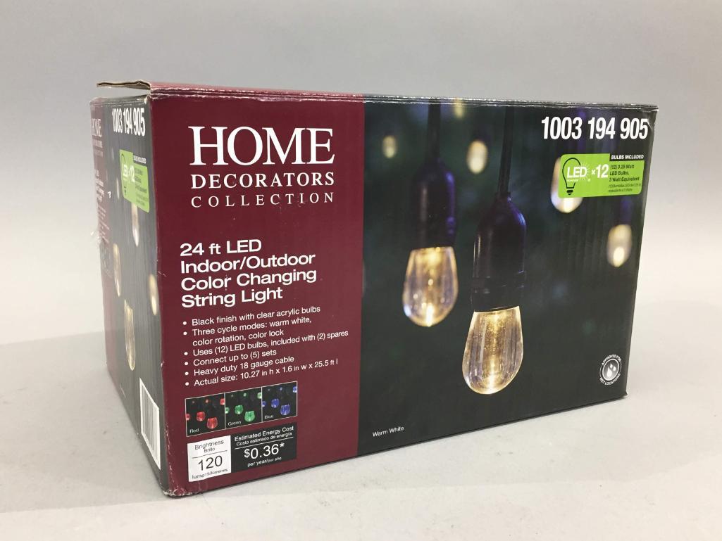 Home decorators collection led color changing store string lights