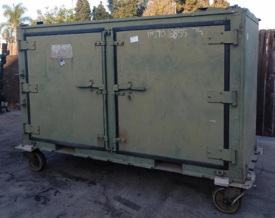 LARGE Rolling AAR Mobility Systems ISU 60.5 Aluminum Storage Containers