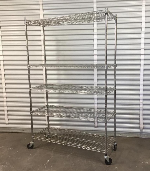 Rolling Metro Rack Wire Shelving