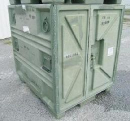 Military PALCON Locking Fiberglass Shipping Storage Job Box Container