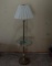 Brass Floor Side Table Lamp