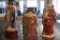 3 Santa Claus Figurines