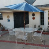 Wrought Iron Patio Table With 4 Chairs