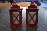 2 Decorative Metal Lanterns