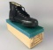 Vintage Pair Of US Pro Keds Mens Black Frank Leahy Football Shoe