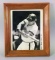 Vintage Framed San Diego Padres Terry Kennedy #16 Gets A Hit Photograph