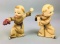 2 Japan Porcelain Figurines