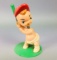 Vintage Baby Baseball Player Plastic Bobble Head