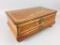 Vintage Hand Carved Jewelry Box With Contents