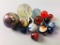 LOT of Vintage Glass Marbles And Shooters