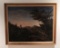 Antique Hudson River Valley School Original Oil Painting On Canvas in Gilt Frame