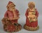Vintage Hand Crafted Tom Clark Mr And Mrs Claus Statues