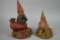 2 Vintage Tom Clark Gnome Sculptures