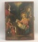 Antique Hand Painted Russian Icon of the Nativity of Christ On Wood