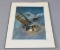 Matted World War II Biplane Lithograph