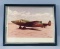 Vintage Framed Airplane Photograph