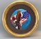 Hand Painted Bicentennial 1776-1976 Collectors Plate