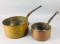 2 Vintage Matfer Solid Copper Pots