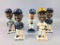 5 San Diego Padres Bobble Head Figurines
