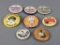8 Vintage Baseball Pin Back Buttons