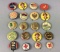 20 Vintage Pin Back Buttons
