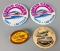 3 Vintage Circus Circus Thunderboat Racing Pin Back Buttons And Lapel Pen