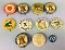 11 Antique And Vintage Pin Back Buttons