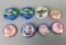 8 Assorted Vintage Sports Team Pin Back Buttons