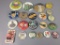 21 Assorted Vintage Pin Back Buttons