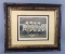 Antique Framed Black And White Baseball Team Photo