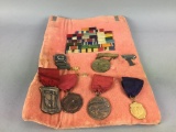 US Military WWII Armed Forces of the Philippines 21 Ribbon Bar Ribbon Bar And 7 Medals