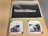 Vintage Black And White Military Photo Album