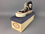 Vintage Pair Of Boys Autry Black Basketball Shoes