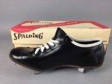 Vintage Pair Of Spalding Leather Baseball Cleats