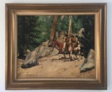Vintage Framed Original Oil Painting 