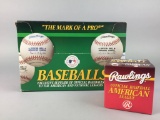 8 Rawlings RO-N American League Official Baseballs