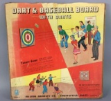 Vintage Dart & Baseball Board