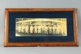 Vintage Framed Black And White Baseball Team Photo