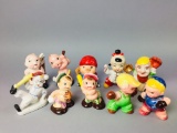 10 Vintage Occupied Japan Porcelain Figurines