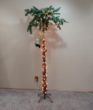 Lighted Artificial Palm Tree