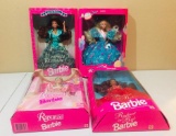 4 Barbie Dolls
