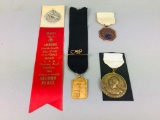 4 Vintage And Antique Awards/Medals