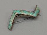 Vintage Turquoise Hair Clip/Pin